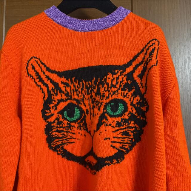 Gucci(グッチ)のGucci CAT ニットセーター　いまだけ値下げ中 レディースのトップス(ニット/セーター)の商品写真