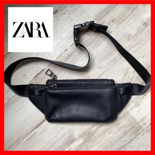 ザラ(ZARA)のZARA ボディバッグ ミニマム シンセティックレザー フェイクレザー 合成皮革(ボディーバッグ)