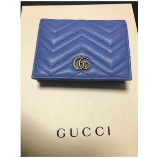 GUCCI(名刺入れ/定期入れ ・ ブルー・ネイビー/青色系)の GUCCI(名刺入れ/定期入れ ・ ブルー・ネイビー/青色系)の