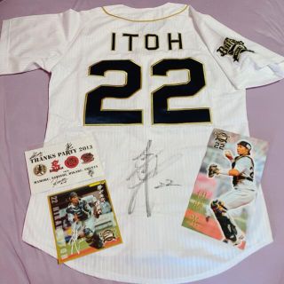 伊藤光 オリックス サイン入り ユニフォーム 伊藤光 オリックス サイン入り ユニフォーム