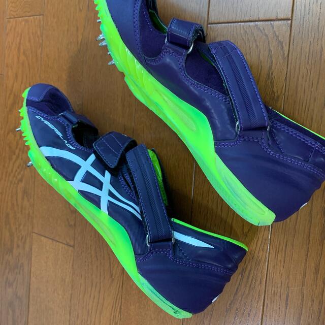 asics(アシックス)のアシックス　asics 陸上スパイク　27.5 短距離用　中古 スポーツ/アウトドアのスポーツ/アウトドア その他(陸上競技)の商品写真