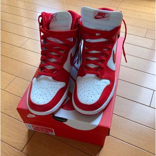 ナイキ(NIKE)の■NIKE DUNK HIGH university red 28.0cm(スニーカー)