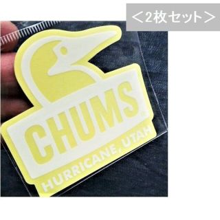 チャムス(CHUMS)の2枚セット チャムス ステッカー Booby Face CH62-1124 Wh(その他)