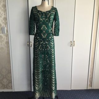 タダシショウジ(TADASHI SHOJI)の新品☆MANKERHU  ロングワンピースドレス　　S(ロングワンピース/マキシワンピース)