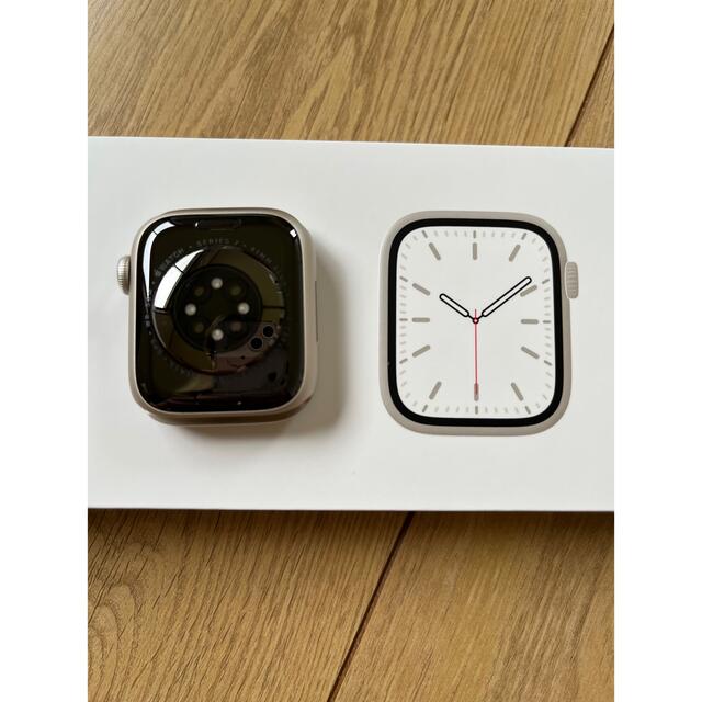 Apple Watch(アップルウォッチ)のApple Watch series 7 41mm スターライト メンズの時計(腕時計(デジタル))の商品写真