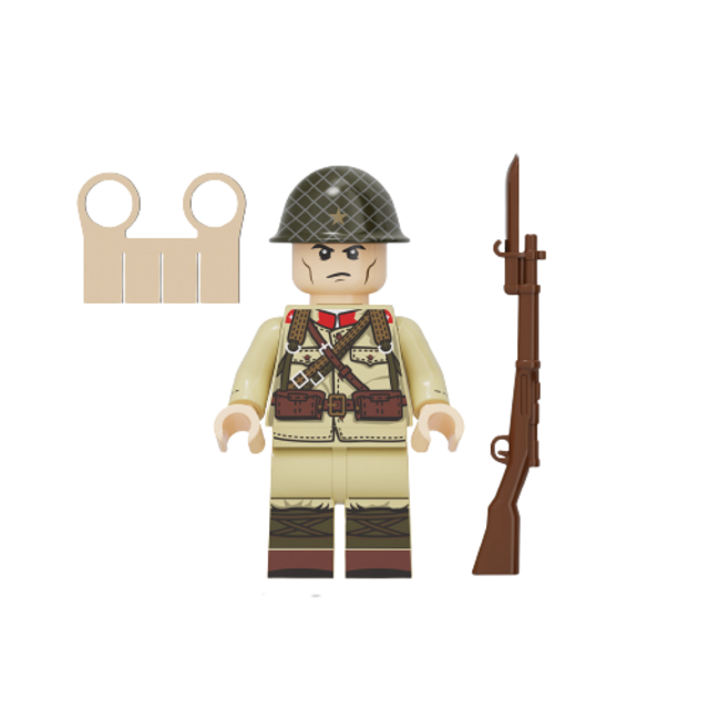 レゴ互換第二次世界大戦ww2大日本帝国陸軍全面印刷11体セット360