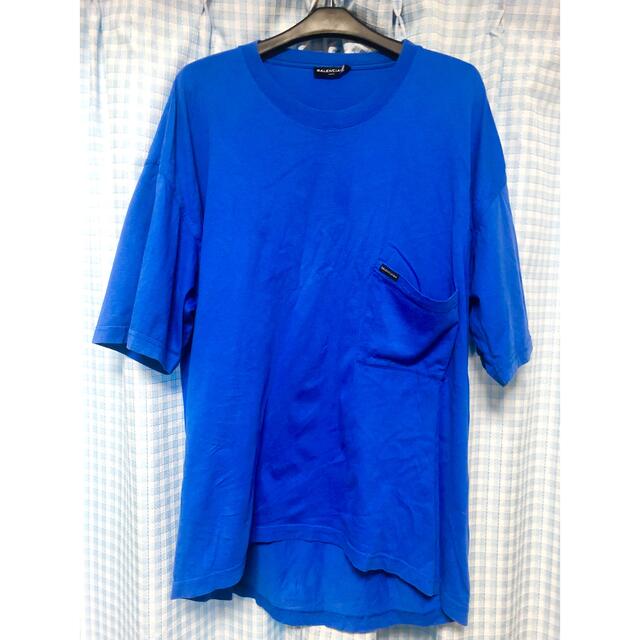BALENCIAGA バレンシアガ バックロゴ 胸ポケ Tシャツ オーバーサイズ