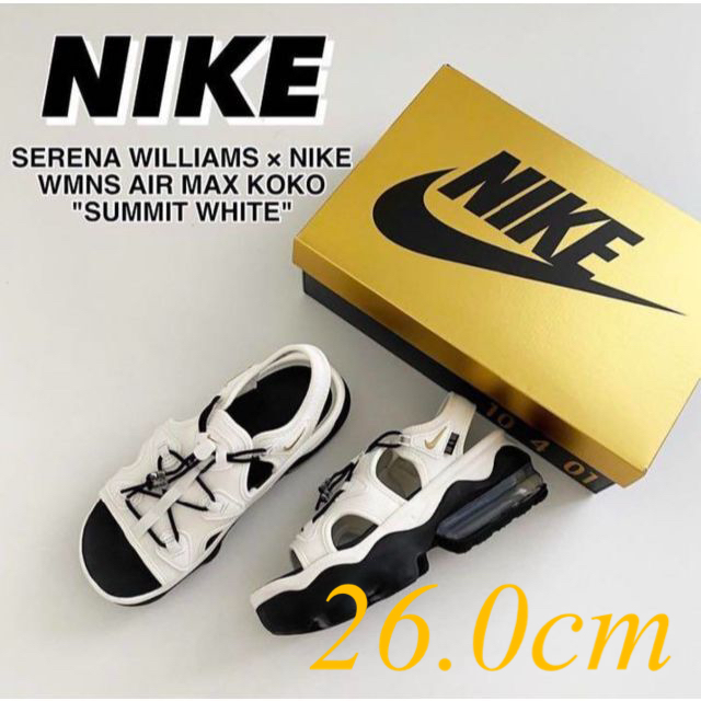 NIKE(ナイキ)の新品　NIKEナイキ エアマックスココ　セリーナモデル26cmサンダルスニーカー レディースの靴/シューズ(サンダル)の商品写真
