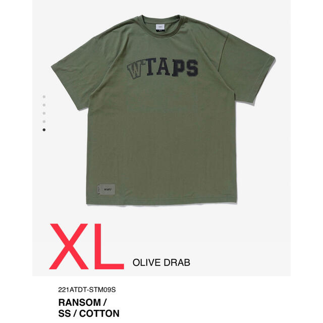 オリーブS WTAPS RANSOM ダブルタップス Tee Tシャツ-