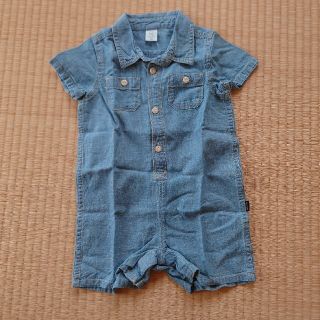 ベビーギャップ(babyGAP)の未使用タグ付き babyGAP ベビーギャップ☆ショートオール(カバーオール)