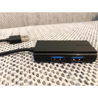 バッファロー(Buffalo)のBUFFALO USB3.0ハブ BSH3U100U3BK(PC周辺機器)
