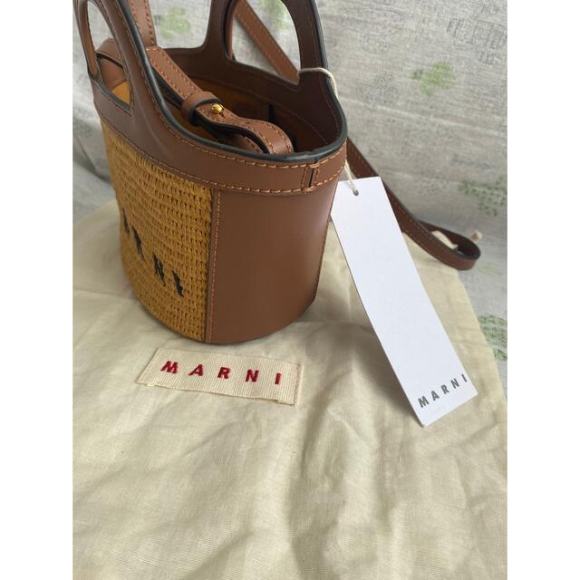 本物保証】【本物保証】MARNIマルニ 人気ラフィアかごバッグMicro2way