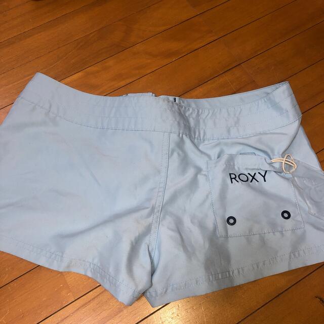 Roxy(ロキシー)のROXY 水着　短パン　水色 レディースのパンツ(ショートパンツ)の商品写真