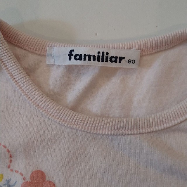 familiar(ファミリア)のファミリア　ティシャツ80 キッズ/ベビー/マタニティのベビー服(~85cm)(Ｔシャツ)の商品写真