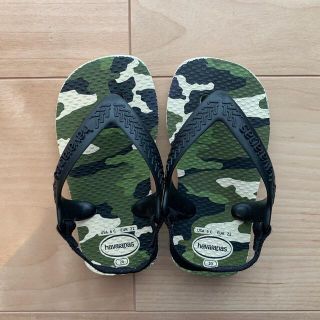 ハワイアナス(havaianas)のhavaianas迷彩ビーチサンダルベビー(サンダル)