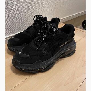 バレンシアガ(Balenciaga)のBALENCIAGA バレンシアガ triple S ブラック 42(スニーカー)