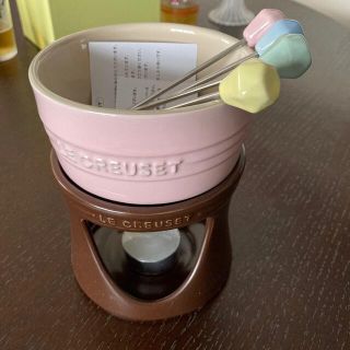 ルクルーゼ(LE CREUSET)のル クルーゼ LE CREUSET チーズフォンデュ　チョコレートフォンデュ(食器)