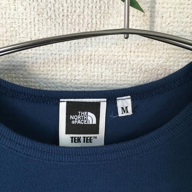 THE NORTH FACE(ザノースフェイス)の【美品】THE NORTH FACE プリントTシャツ　ブルー レディースのトップス(Tシャツ(半袖/袖なし))の商品写真