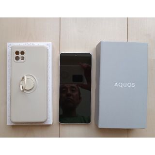 アクオス(AQUOS)のSHARP スマートフォン AQUOS sense6 128GB シルバー SH(スマートフォン本体)