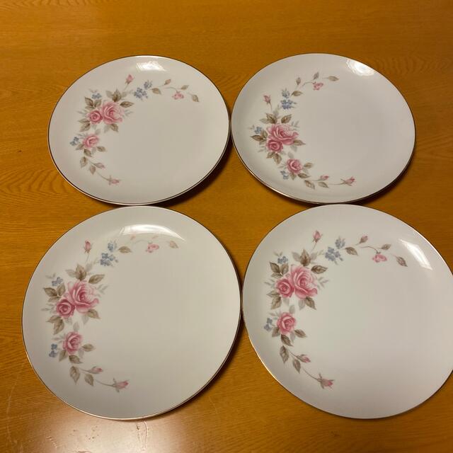 NARUMI - ナルミ 鳴海 クイーンローズ 平皿4枚セットの通販 by NARUMI - ナルミ 鳴海 クイーンローズ 平皿4枚セットの通販 by