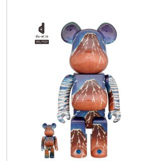 ベアブリック(BE@RBRICK)のBE@RBRICK 葛飾北斎 「冨嶽三十六景 凱風快晴」100％ & 400％(その他)