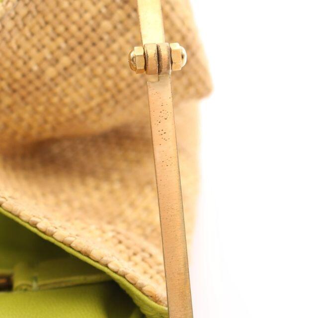 PRADA(プラダ)のプラダ PAGLIA+PIETRE チェーンショルダーバッグ ストロー レディースのバッグ(ショルダーバッグ)の商品写真