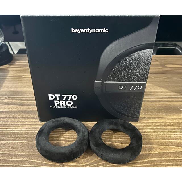 スマホ/家電/カメラbeyerdynamic DT770 PRO 32Ω 特製イヤーカバー付き