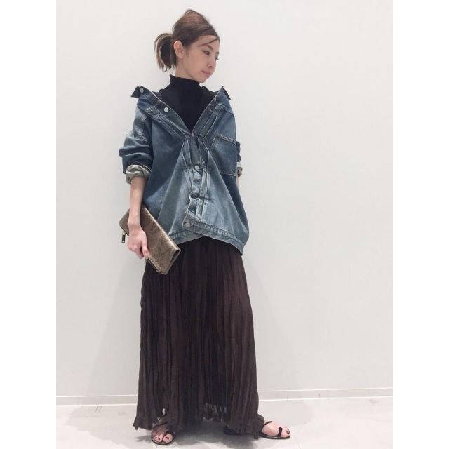 L'Appartement DEUXIEME CLASSE(アパルトモンドゥーズィエムクラス)のえりりん様STAMMBAUM OVERSIZE DENIM JACKET レディースのジャケット/アウター(Gジャン/デニムジャケット)の商品写真