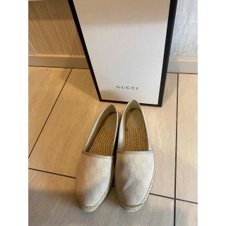 グッチ(Gucci)のグッチ　GUCCI  GG柄エスパドリーユ　靴　スリッポン(スリッポン/モカシン)