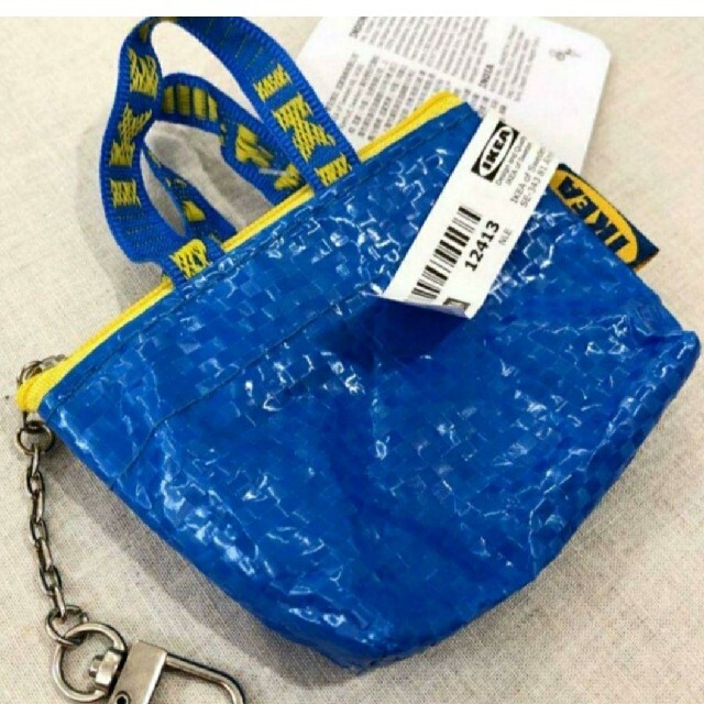 IKEA(イケア)のIKEA のブルーバッグ 系フラクタ SMLミニキーホルダー クノーリグ  5点 レディースのバッグ(エコバッグ)の商品写真