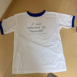 シマムラ(しまむら)の新品　ティティクラッピー　リンガーTシャツ(Tシャツ(半袖/袖なし))