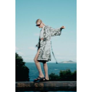 ザラ(ZARA)の新品ZARAペイズリーキモノサテンガウン　KIMONO 浴衣　YUKATA (その他)