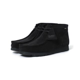 クラークス(Clarks)のClarks × BEAMS 別注 ワラビー ブーツ ゴアテックス 黒(ブーツ)