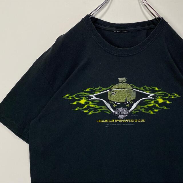 ハーレーダビッドソン Tシャツ ルーニーテューンズ 古着 90s ブラック-