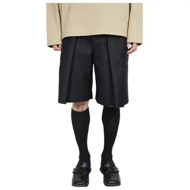 JOHN LAWRENCE SULLIVAN WIDE TUCK SHORTS