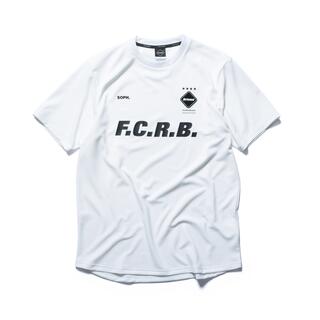 エフシーアールビー(F.C.R.B.)のL 新品 FCRB 22SS S/S PRE MATCH TOP WHITE(Tシャツ/カットソー(半袖/袖なし))
