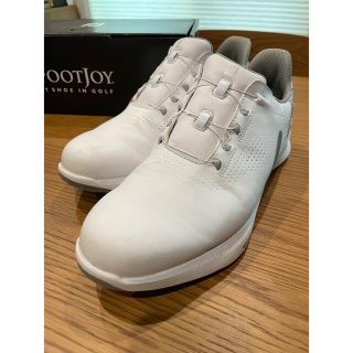 フットジョイ(FootJoy)の超美品！超人気！フットジョイ フューエル ホワイト 26.5cm(シューズ)