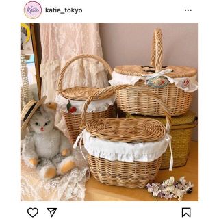 ケイティー(Katie)のkatie ケイティ カゴバッグ💐(かごバッグ/ストローバッグ)