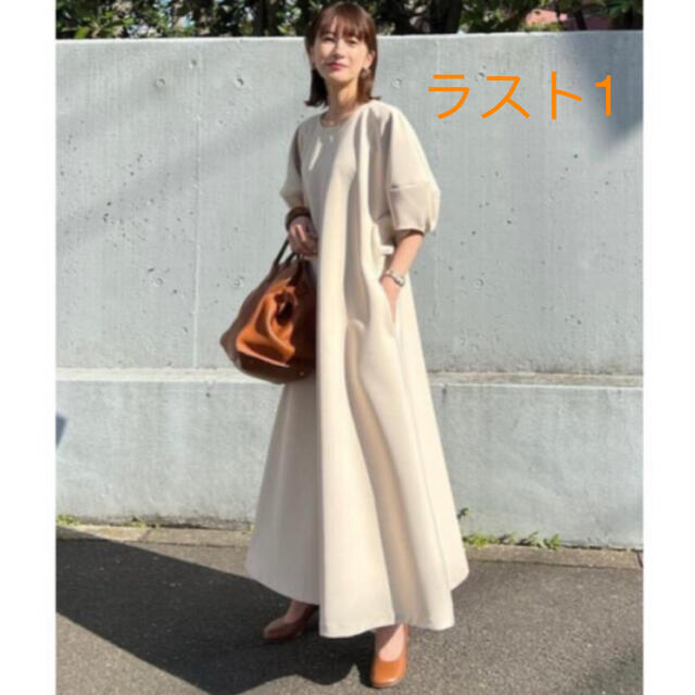 クラネ CLANE LANTERN SLEEVE FLARE ONE PIECE - ロングワンピース ...