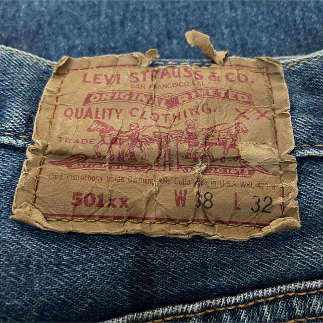 お買い得!】 levi's 501xx usa クラッシュデニム ダメージ グランジ