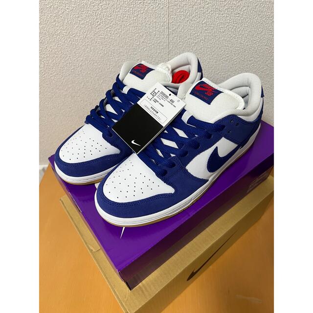 NIKE SB DUNK LOW ディープロイヤルブルー ホワイト275cm状態