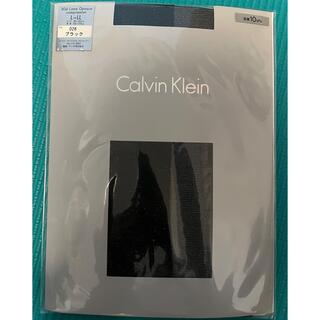 カルバンクライン(Calvin Klein)のカルバンクライン　ラメタイツ　黒　30d(タイツ/ストッキング)