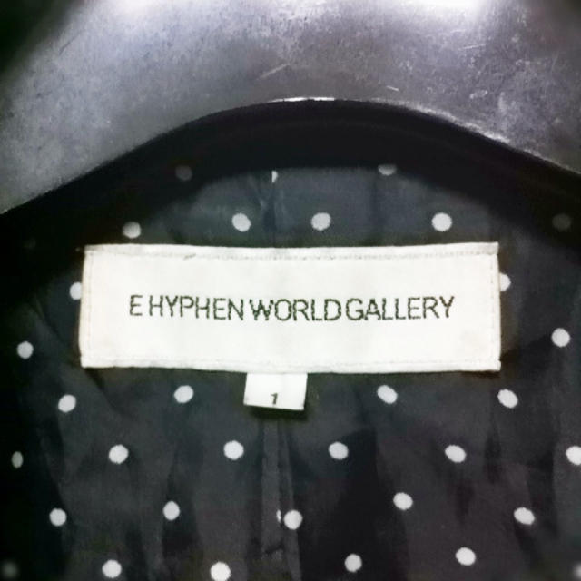 E hyphen world gallery(イーハイフンワールドギャラリー)のベロアジャケット レディースのジャケット/アウター(テーラードジャケット)の商品写真