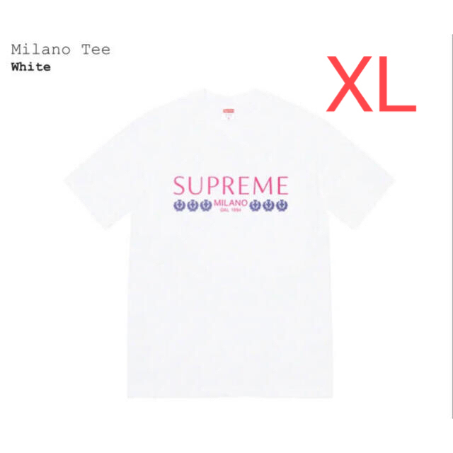 【白XL】Milano Tee  SUPREME