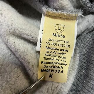 ★ 美品 USA製 mixta 半袖 スウェット ミクスタ