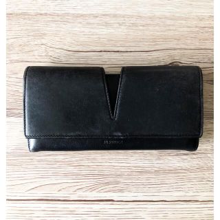 【新品未使用】 JIL SANDER ジルサンダー ZIP AROUND WALLET ジップアラウンドウォレット 長財布 レザー J07UI0005P4841 【BLACK】