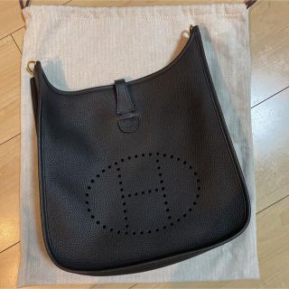 エルメス(Hermes)のまりも様専用です 希少エルメス エブリンⅢ PM黒×ゴールド インナーバッグ付き(ショルダーバッグ)