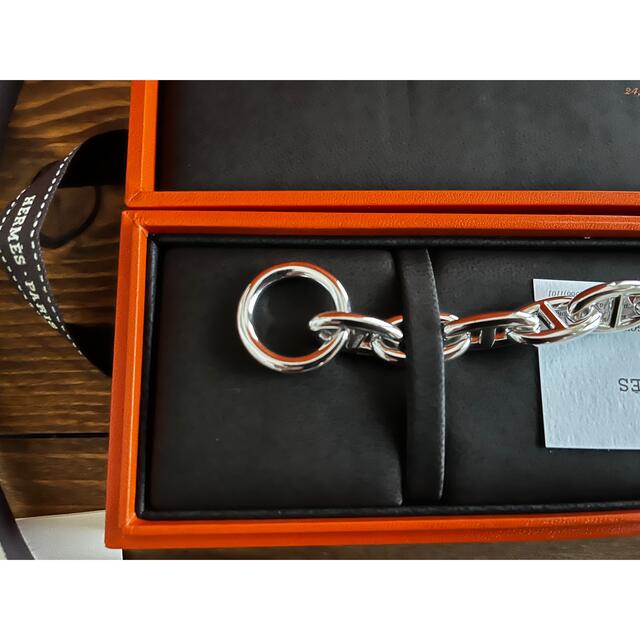 Hermes(エルメス)の新品・直営店購入　エルメス　シェーヌダンクル　ブレスレット　GM13　13コマ メンズのアクセサリー(ブレスレット)の商品写真