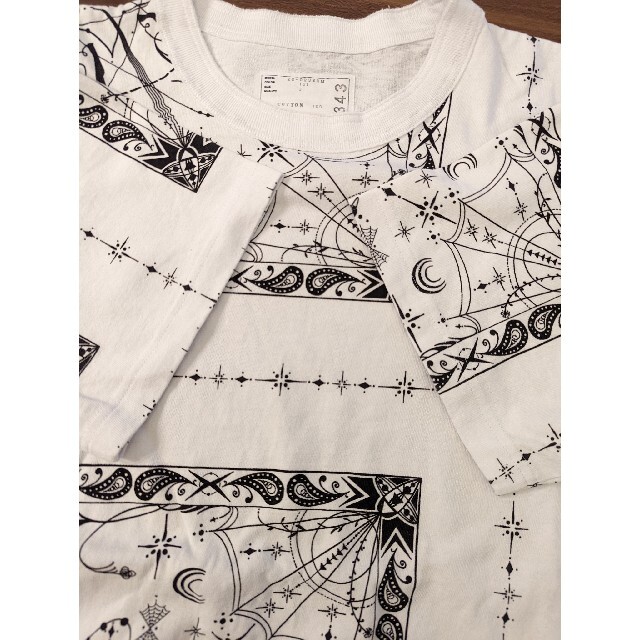 sacai(サカイ)のsacai✖Dr.Woo バンダナプリントTシャツ メンズのトップス(Tシャツ/カットソー(半袖/袖なし))の商品写真