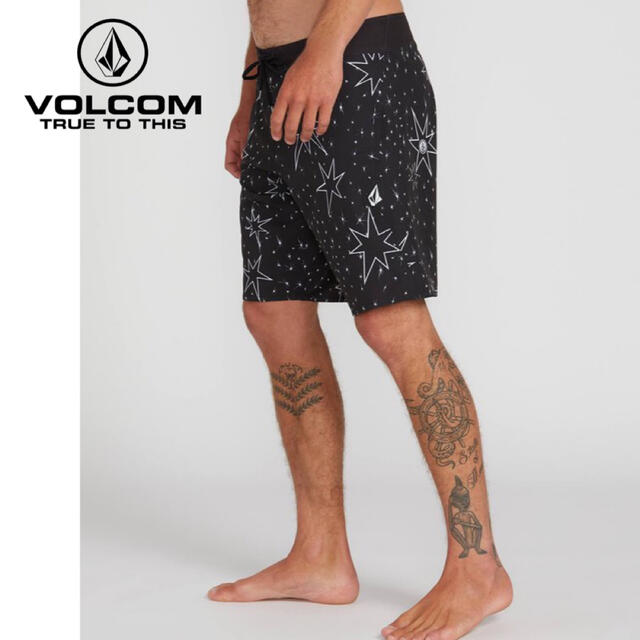 volcom - ボルコム ボードショーツ サーフパンツ 水着 総柄 メンズ S 